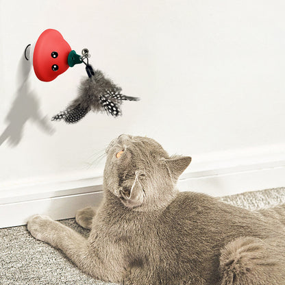 Retractable Cat Wand Toy with Suction Cup