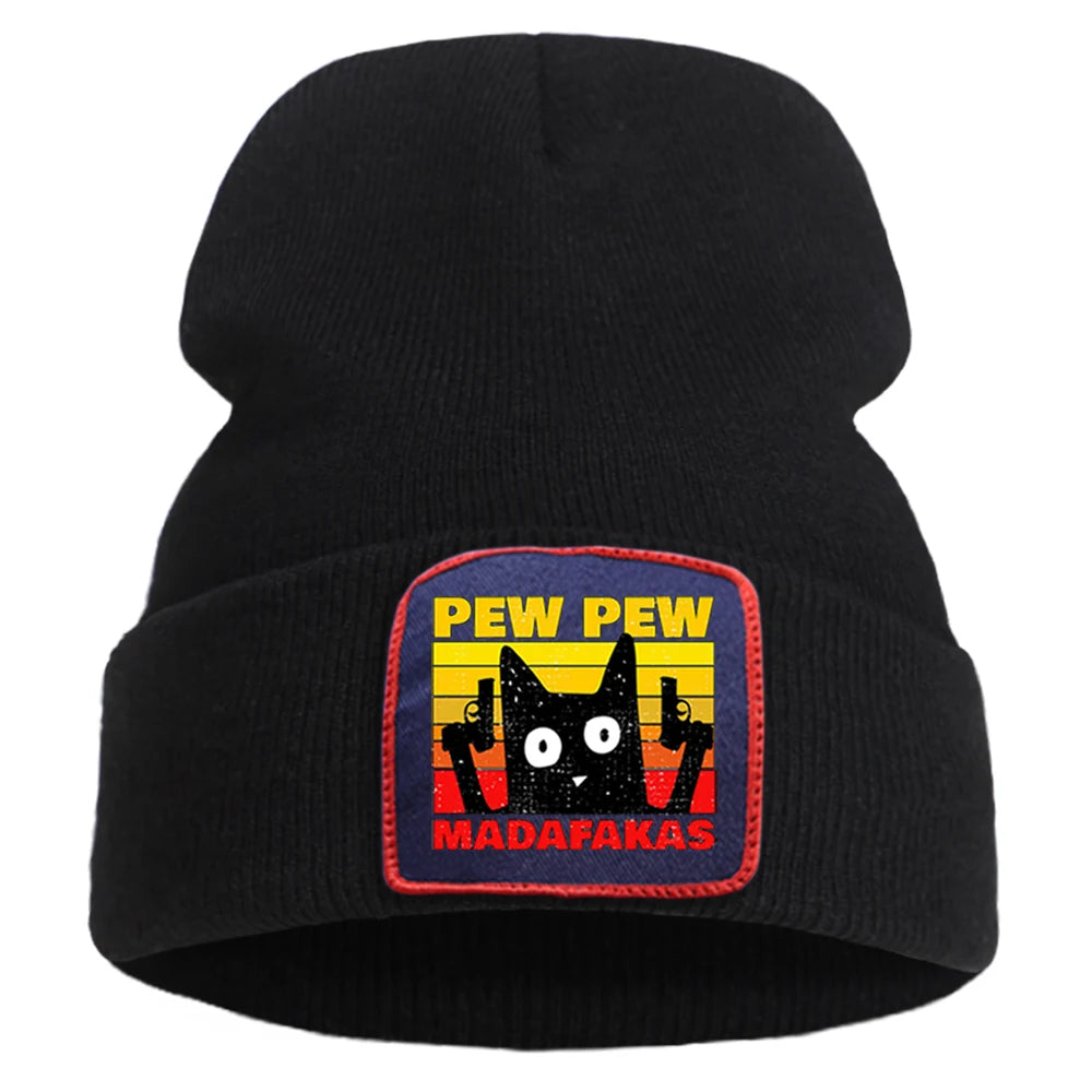 Funny Pew Pew Madafaka Beanie Women Hat