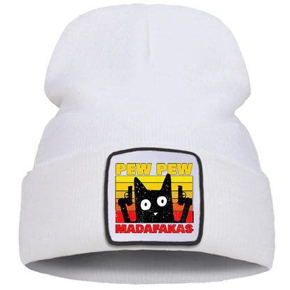 Funny Pew Pew Madafaka Beanie Women Hat