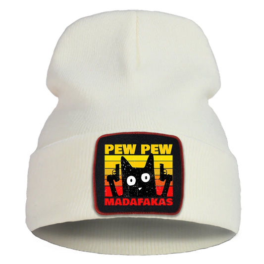 Funny Pew Pew Madafaka Beanie Women Hat