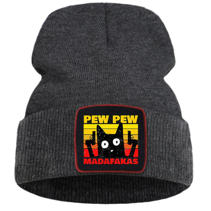 Funny Pew Pew Madafaka Beanie Women Hat