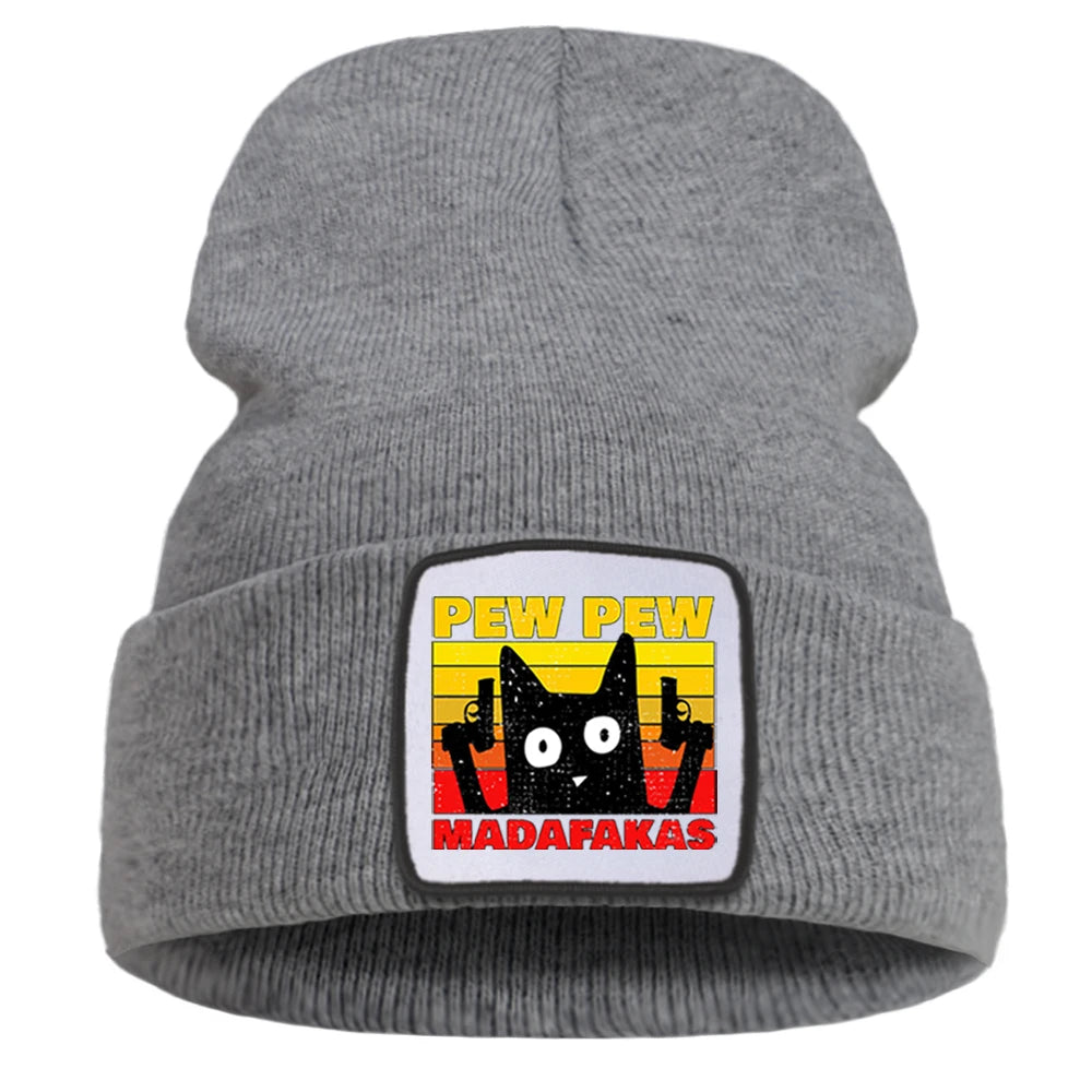 Funny Pew Pew Madafaka Beanie Women Hat