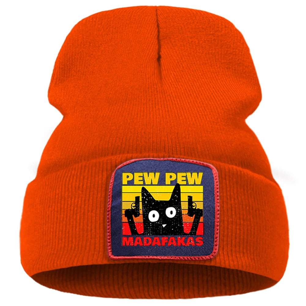 Funny Pew Pew Madafaka Beanie Women Hat