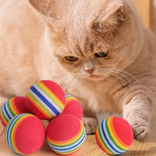 Rainbow Ball – Cat Toy