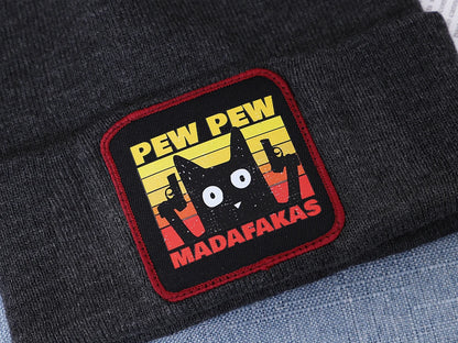 Funny Pew Pew Madafaka Beanie Women Hat